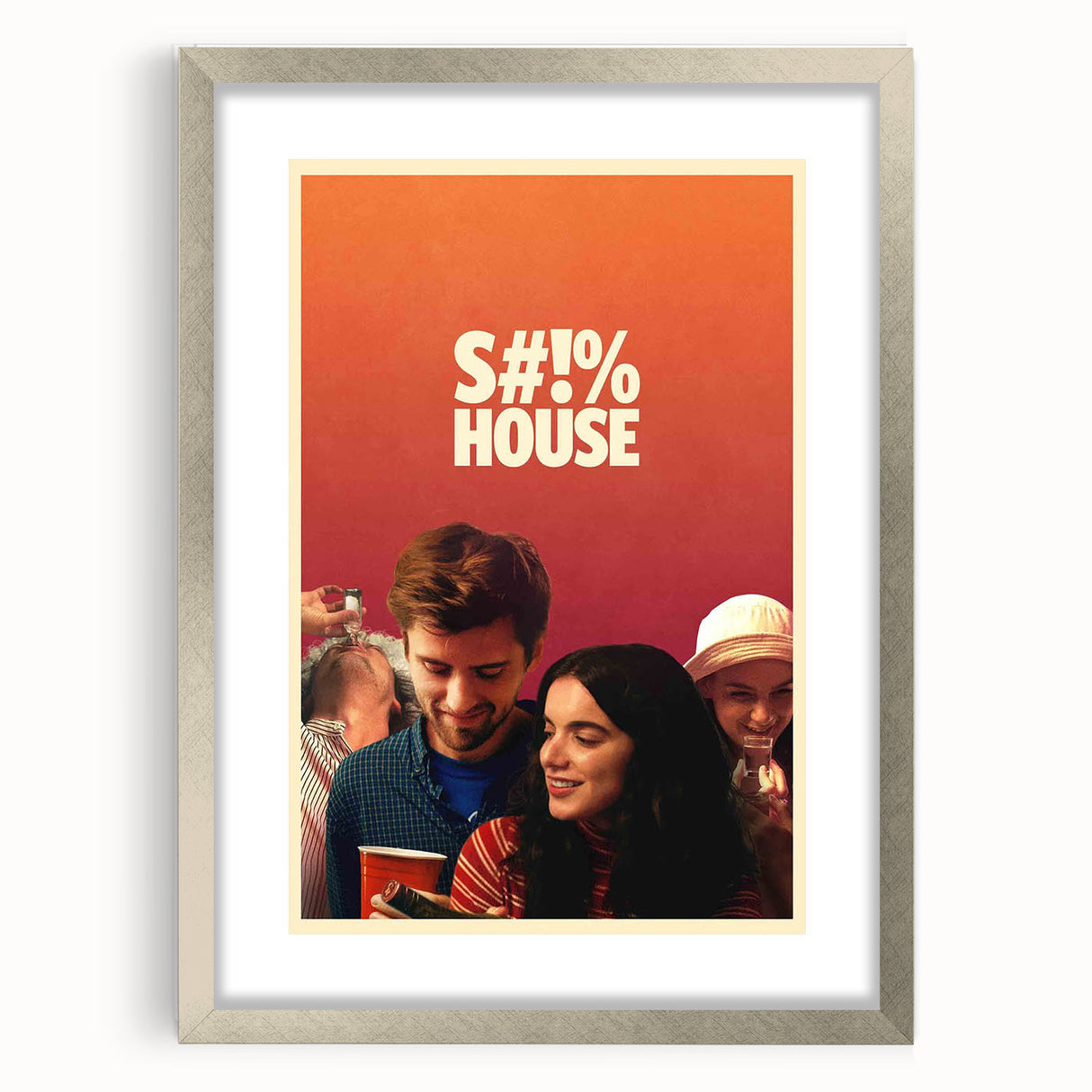 2020s Vintage Movie Poster - S#!% House Indie Film Art