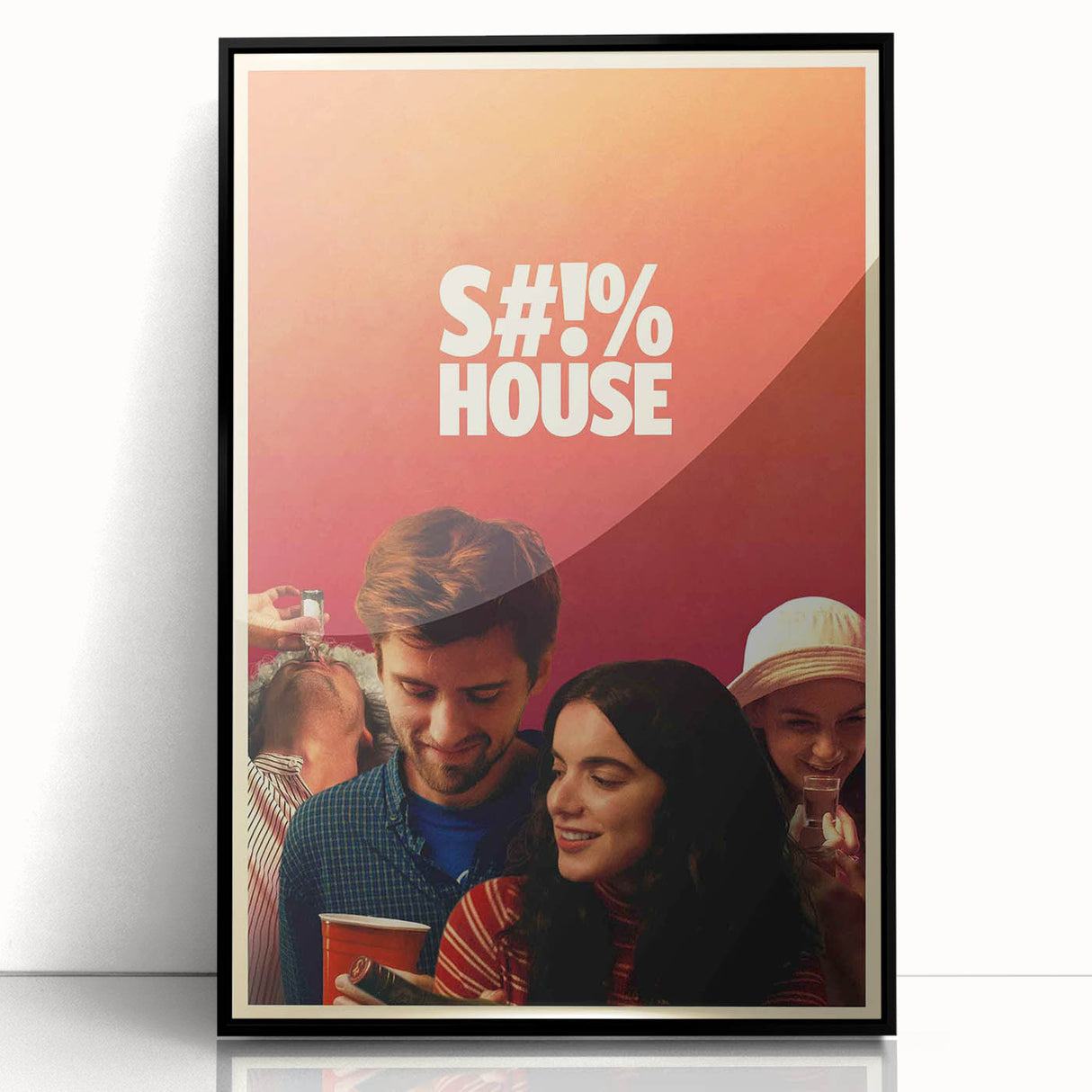 2020s Vintage Movie Poster - S#!% House Indie Film Art