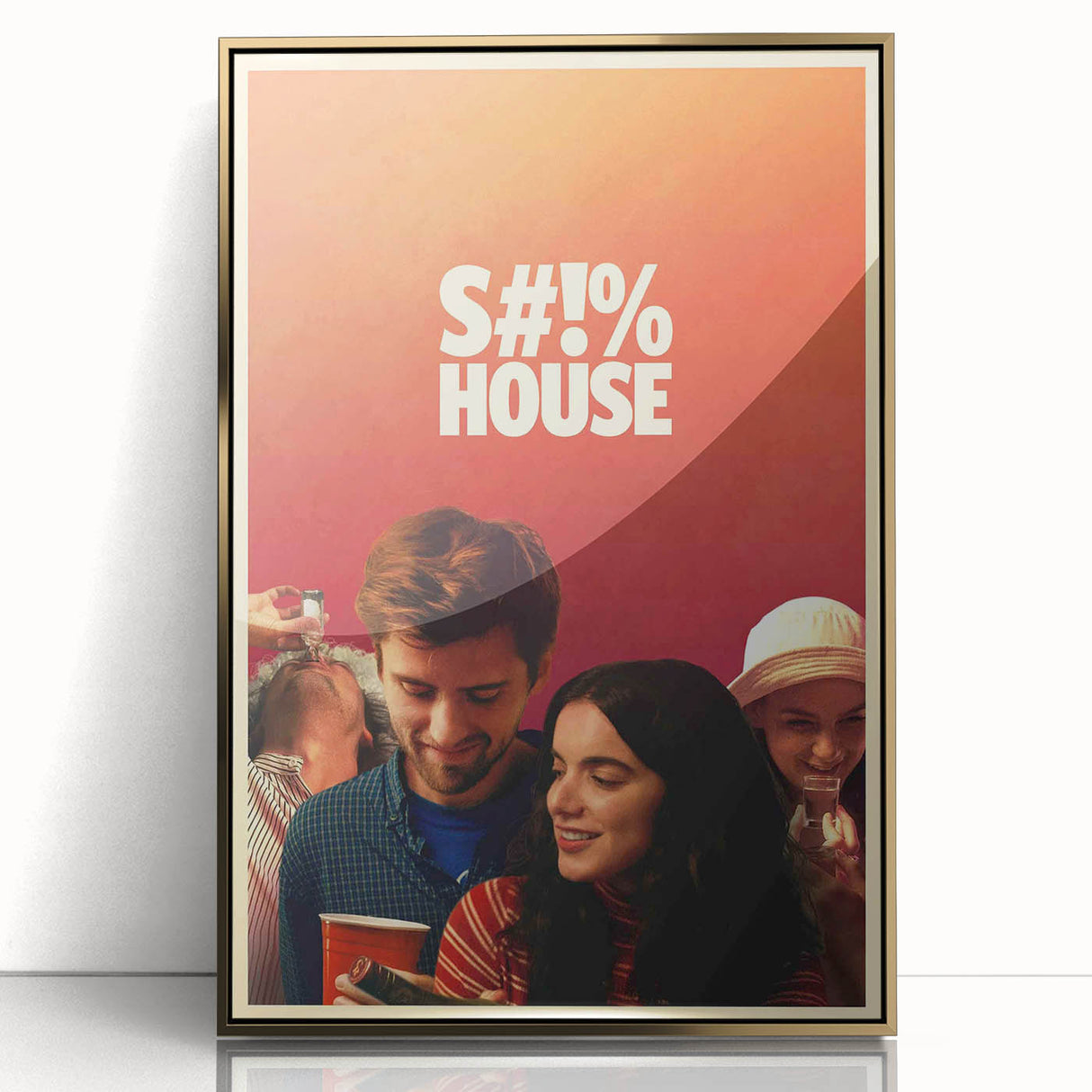2020s Vintage Movie Poster - S#!% House Indie Film Art