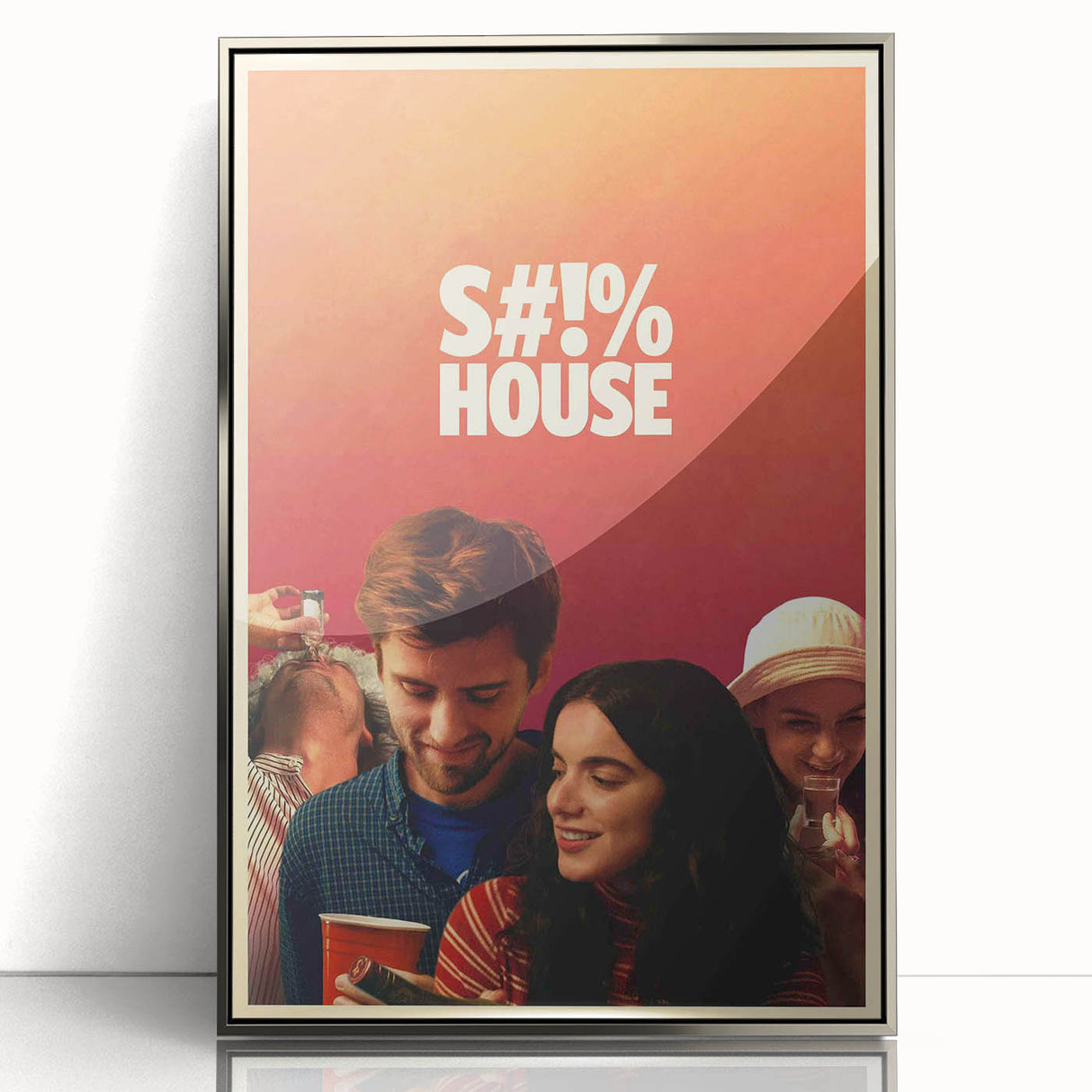 2020s Vintage Movie Poster - S#!% House Indie Film Art