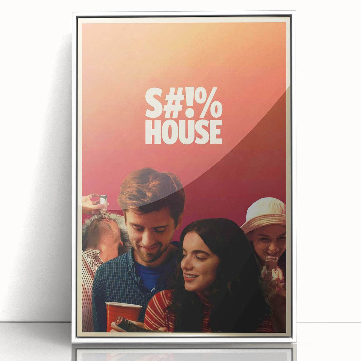 2020s Vintage Movie Poster - S#!% House Indie Film Art