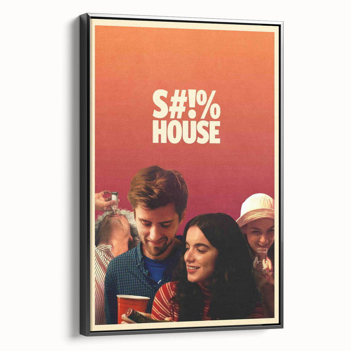 2020s Vintage Movie Poster - S#!% House Indie Film Art