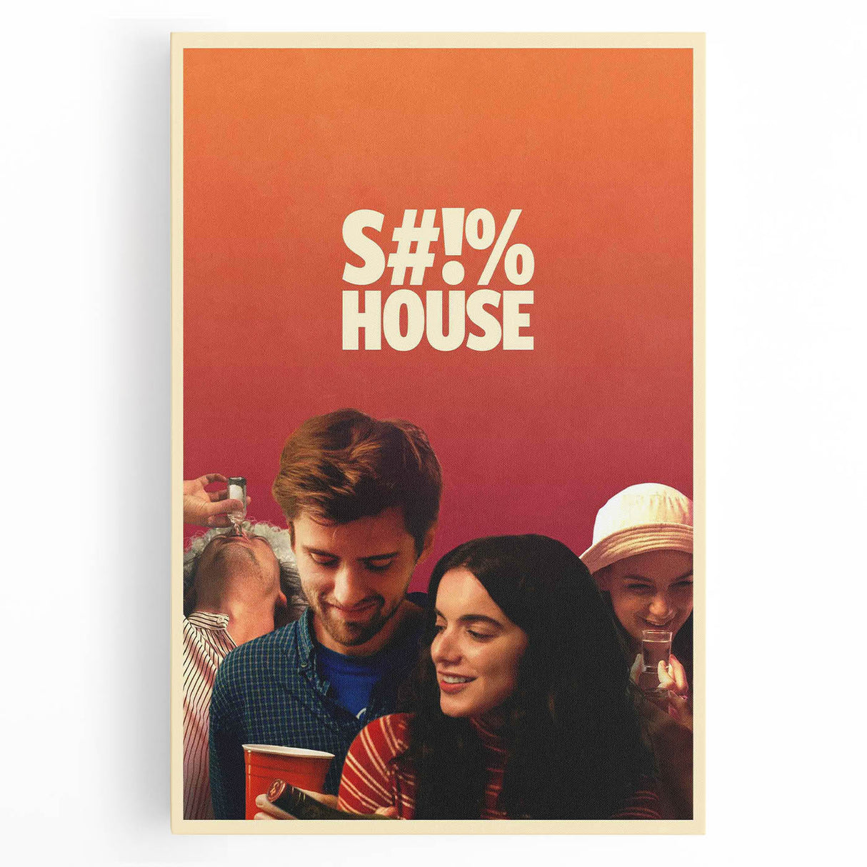 2020s Vintage Movie Poster - S#!% House Indie Film Art