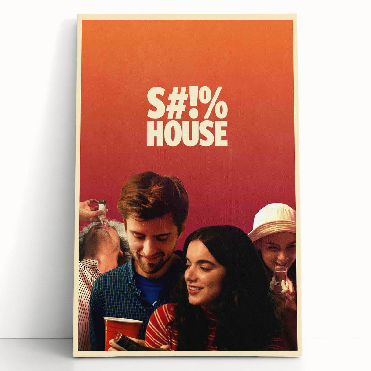 2020s Vintage Movie Poster - S#!% House Indie Film Art
