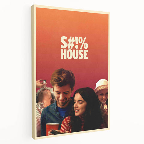 2020s Vintage Movie Poster - S#!% House Indie Film Art