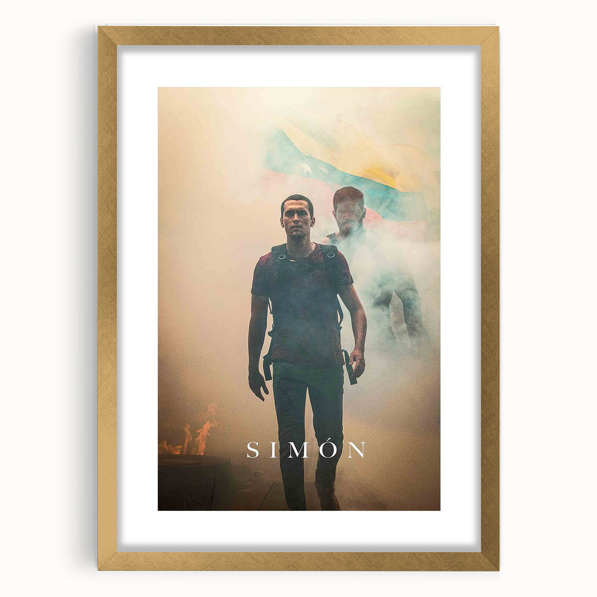 2020s Vintage Movie Poster - Simón Drama Film Art