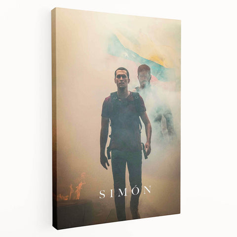 2020s Vintage Movie Poster - Simón Drama Film Art