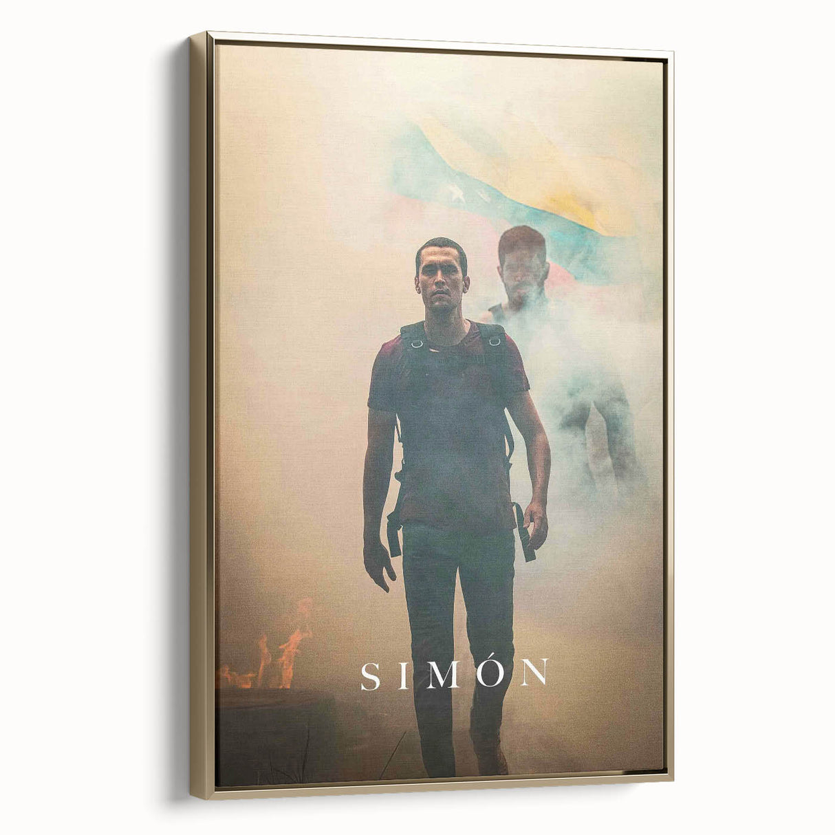 2020s Vintage Movie Poster - Simón Drama Film Art