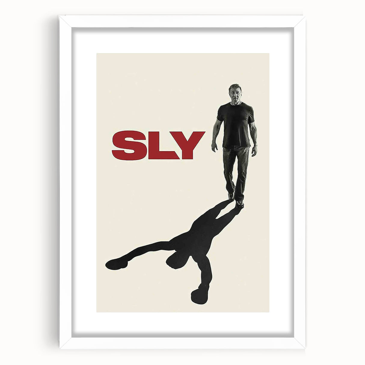 2020s Vintage Movie Poster - Sly Documentary Film Art