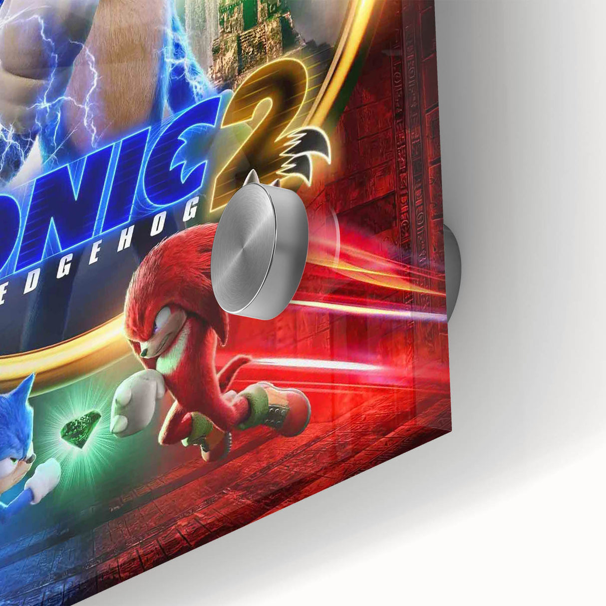 2020s Vintage Movie Poster – Sonic the Hedgehog 2 Retro Film Art