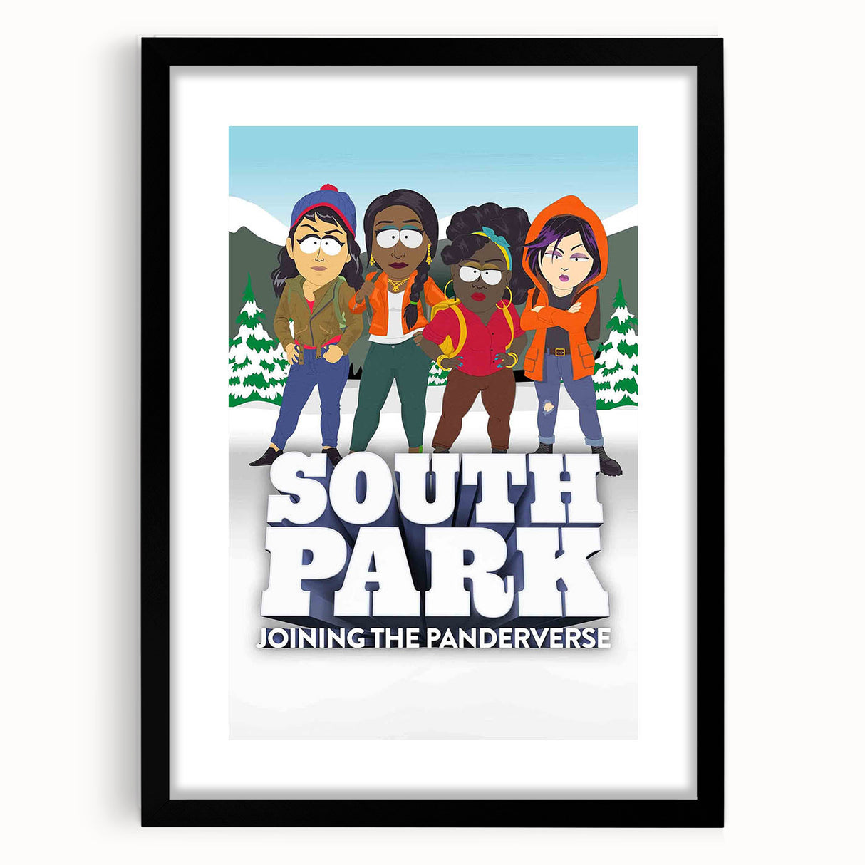 South Park Panderverse Poster – 2020s Vintage Retro Film Art