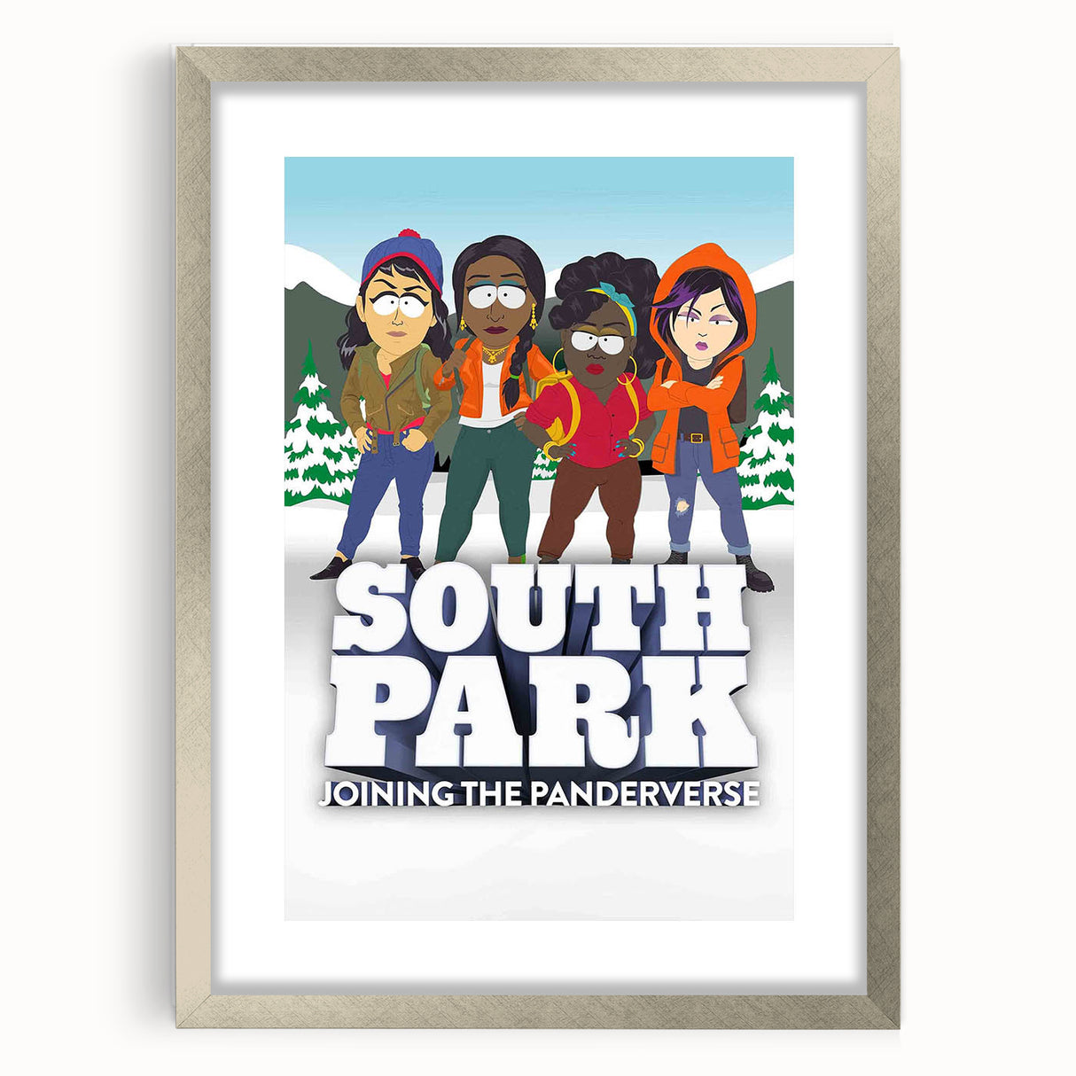 South Park Panderverse Poster – 2020s Vintage Retro Film Art