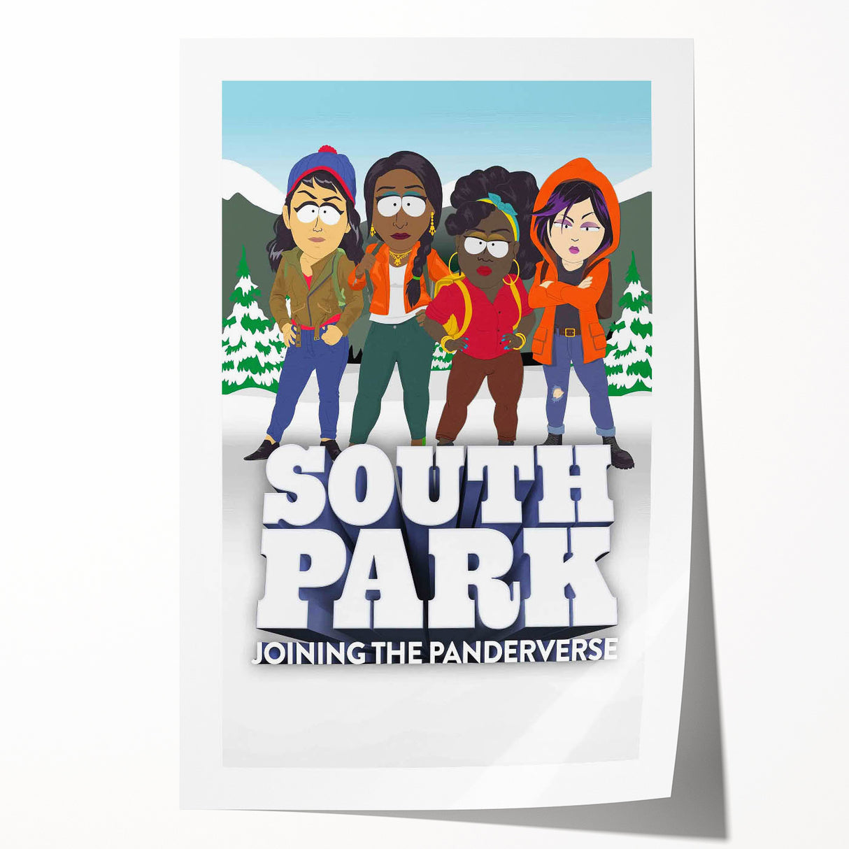 South Park Panderverse Poster – 2020s Vintage Retro Film Art