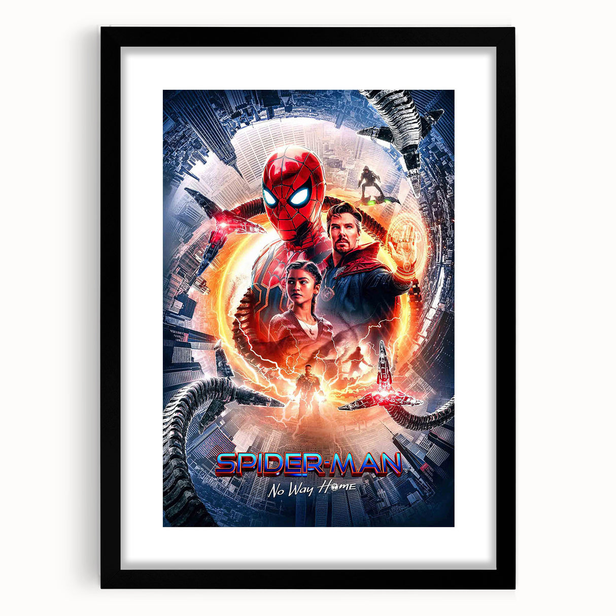 Spider-Man No Way Home Poster – 2020s Vintage Movie Print