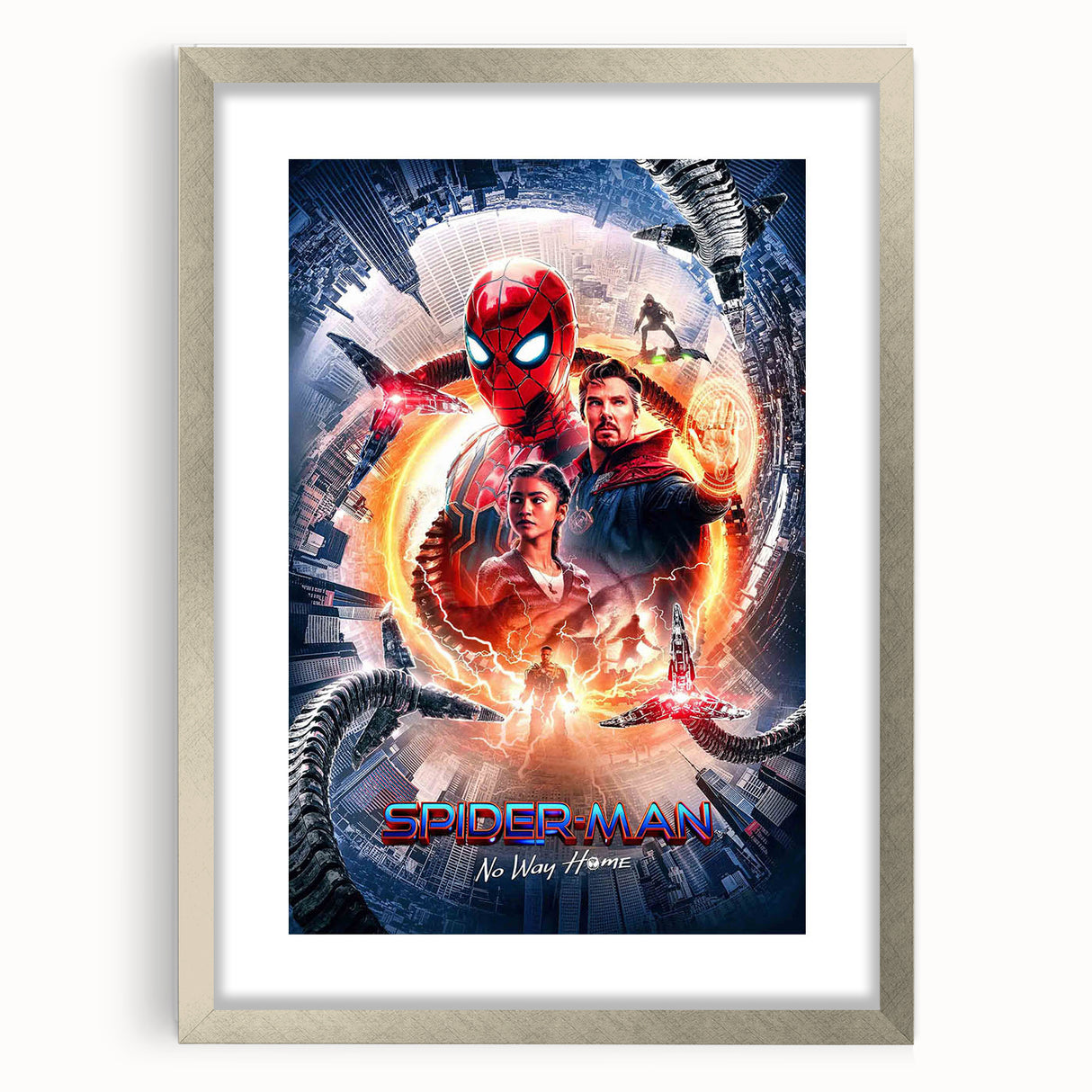 Spider-Man No Way Home Poster – 2020s Vintage Movie Print