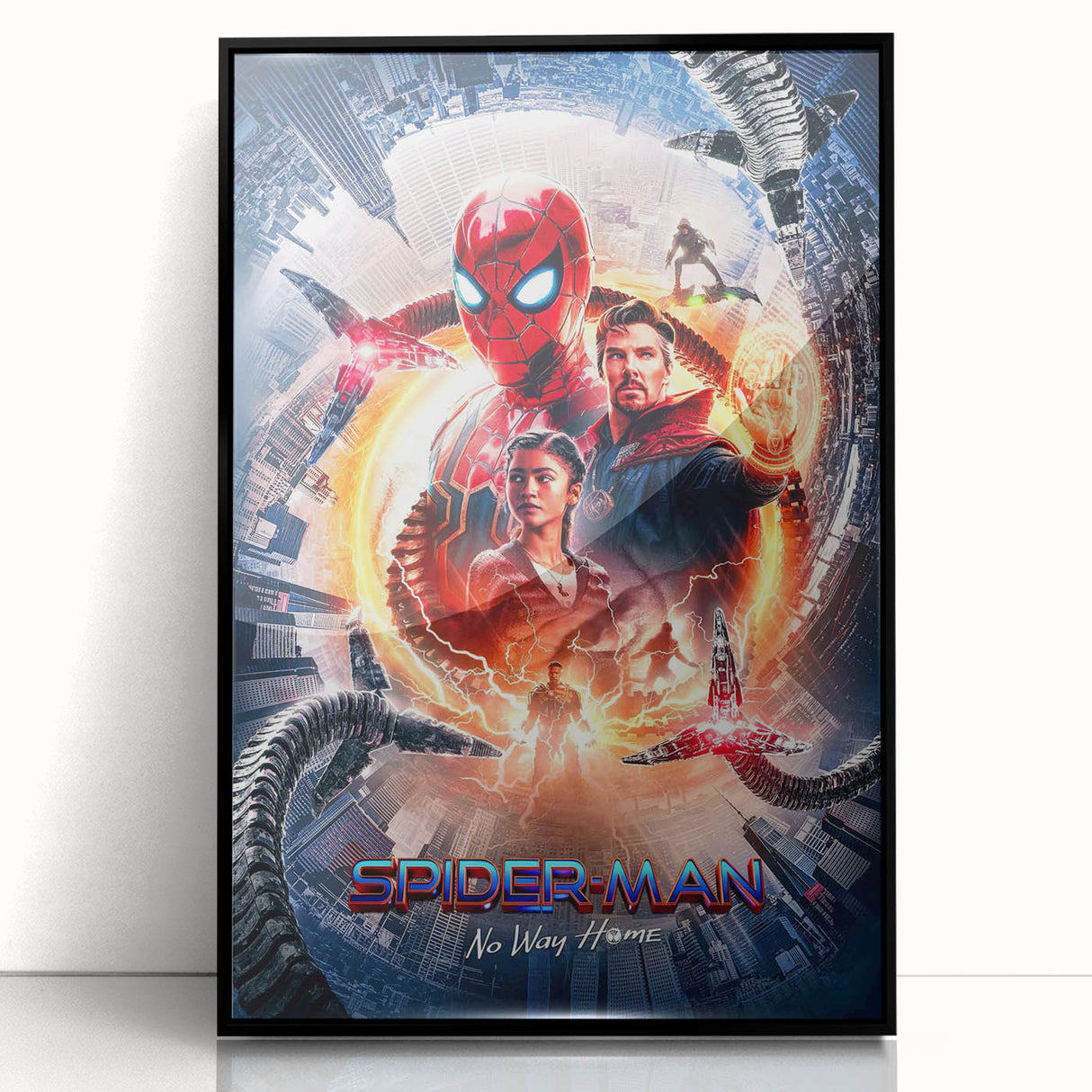 Spider-Man No Way Home Poster – 2020s Vintage Movie Print