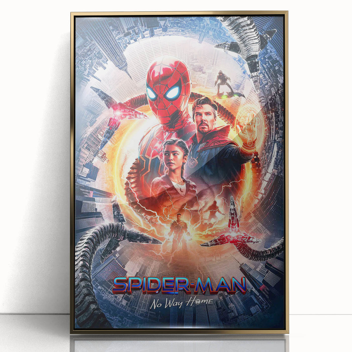 Spider-Man No Way Home Poster – 2020s Vintage Movie Print