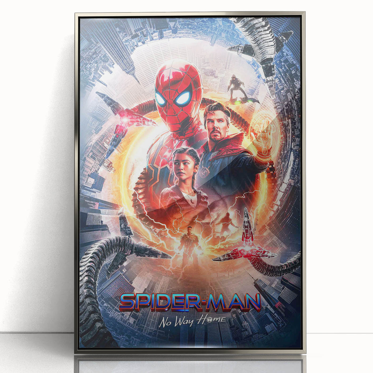 Spider-Man No Way Home Poster – 2020s Vintage Movie Print