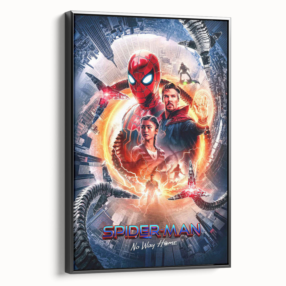 Spider-Man No Way Home Poster – 2020s Vintage Movie Print