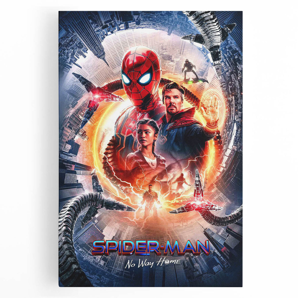 Spider-Man No Way Home Poster – 2020s Vintage Movie Print