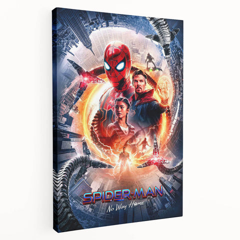 Spider-Man No Way Home Poster – 2020s Vintage Movie Print