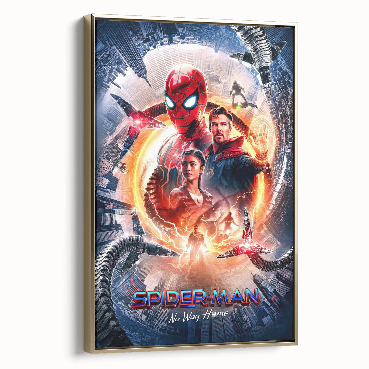 Spider-Man No Way Home Poster – 2020s Vintage Movie Print