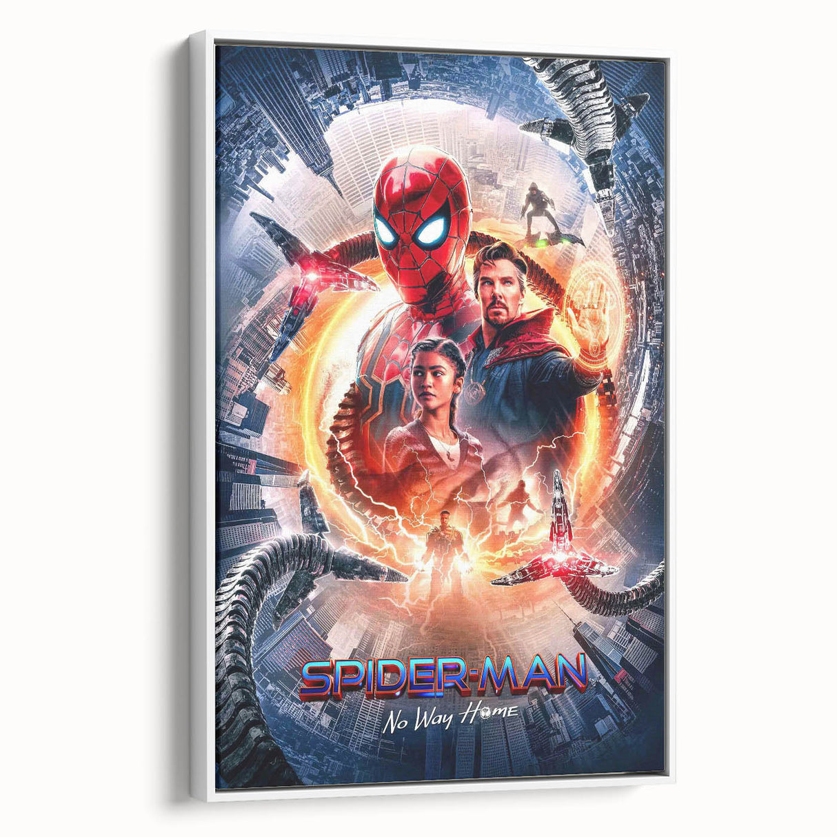 Spider-Man No Way Home Poster – 2020s Vintage Movie Print
