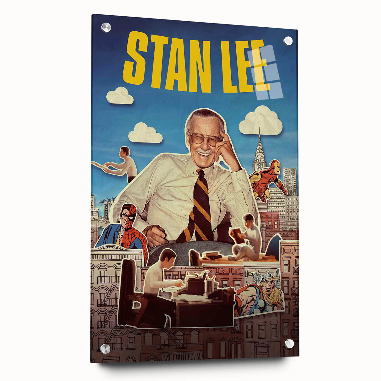 Stan Lee 2020s Vintage Movie Poster – Retro Comic Book Art Print