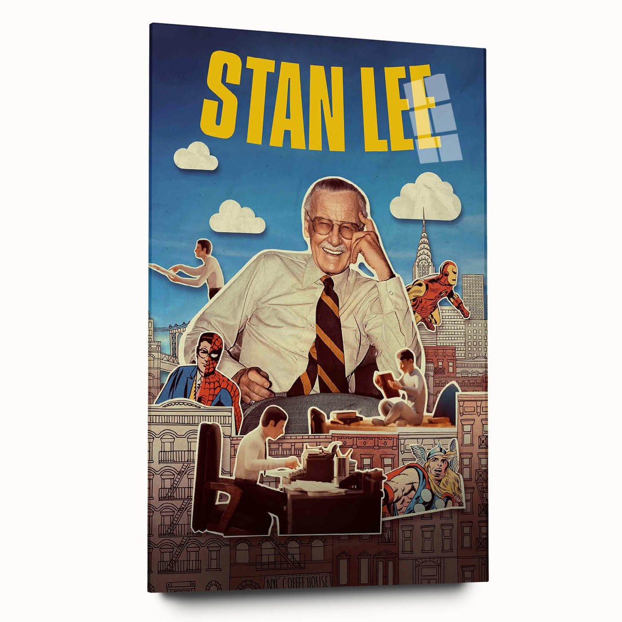 Stan Lee 2020s Vintage Movie Poster – Retro Comic Book Art Print