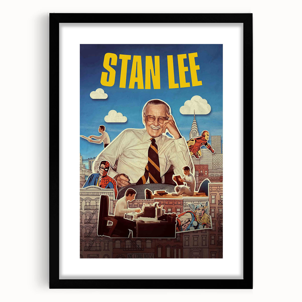 Stan Lee 2020s Vintage Movie Poster – Retro Comic Book Art Print
