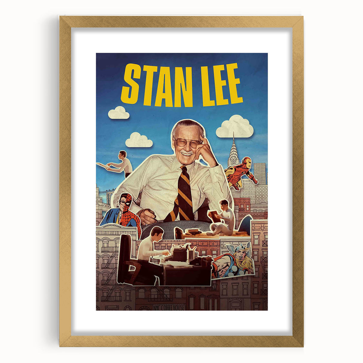 Stan Lee 2020s Vintage Movie Poster – Retro Comic Book Art Print