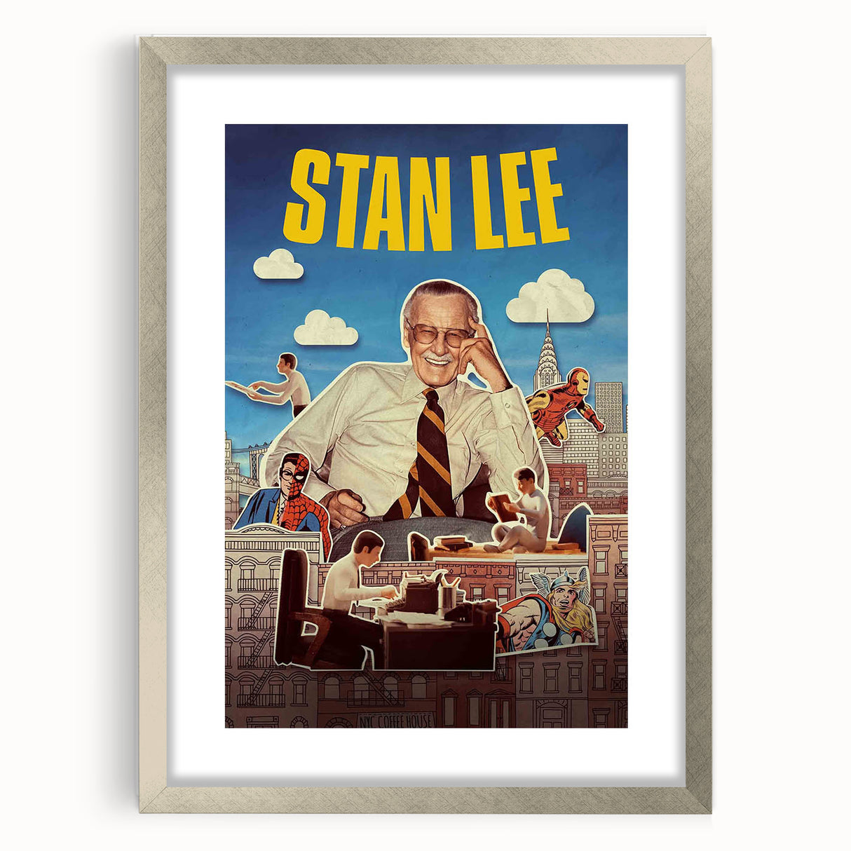 Stan Lee 2020s Vintage Movie Poster – Retro Comic Book Art Print
