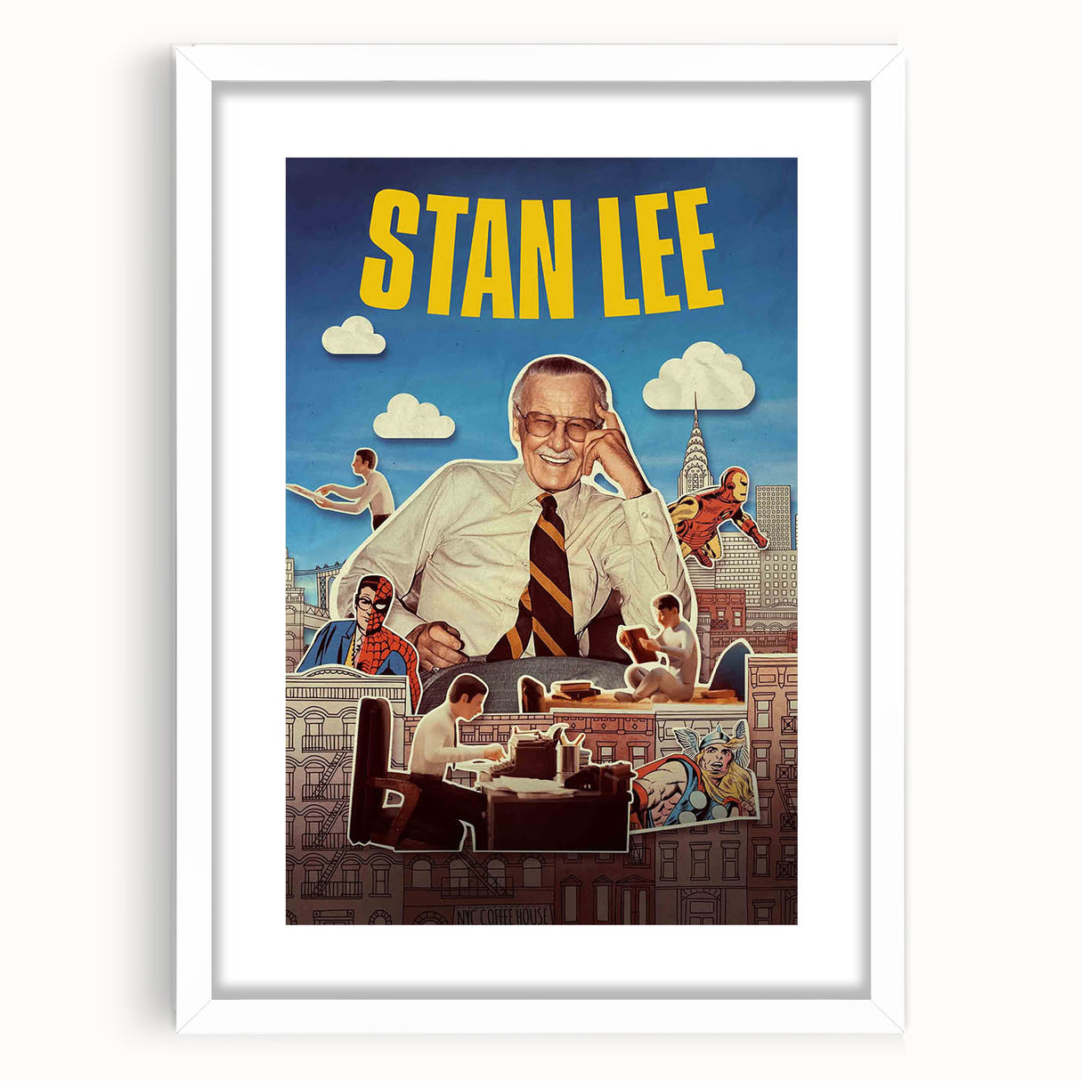 Stan Lee 2020s Vintage Movie Poster – Retro Comic Book Art Print