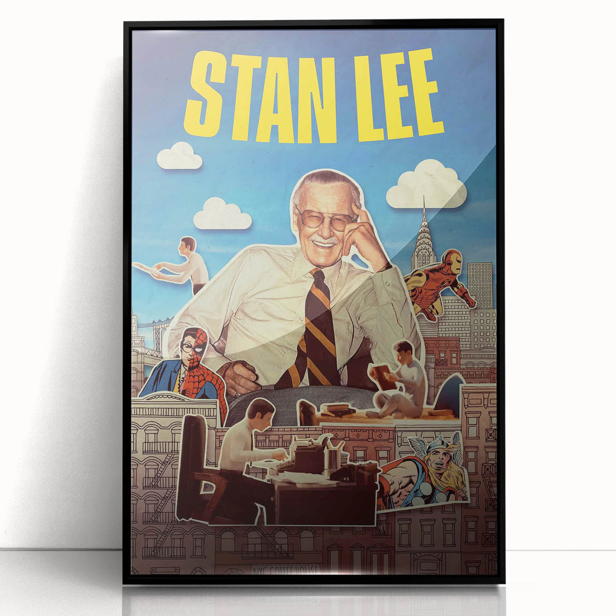 Stan Lee 2020s Vintage Movie Poster – Retro Comic Book Art Print