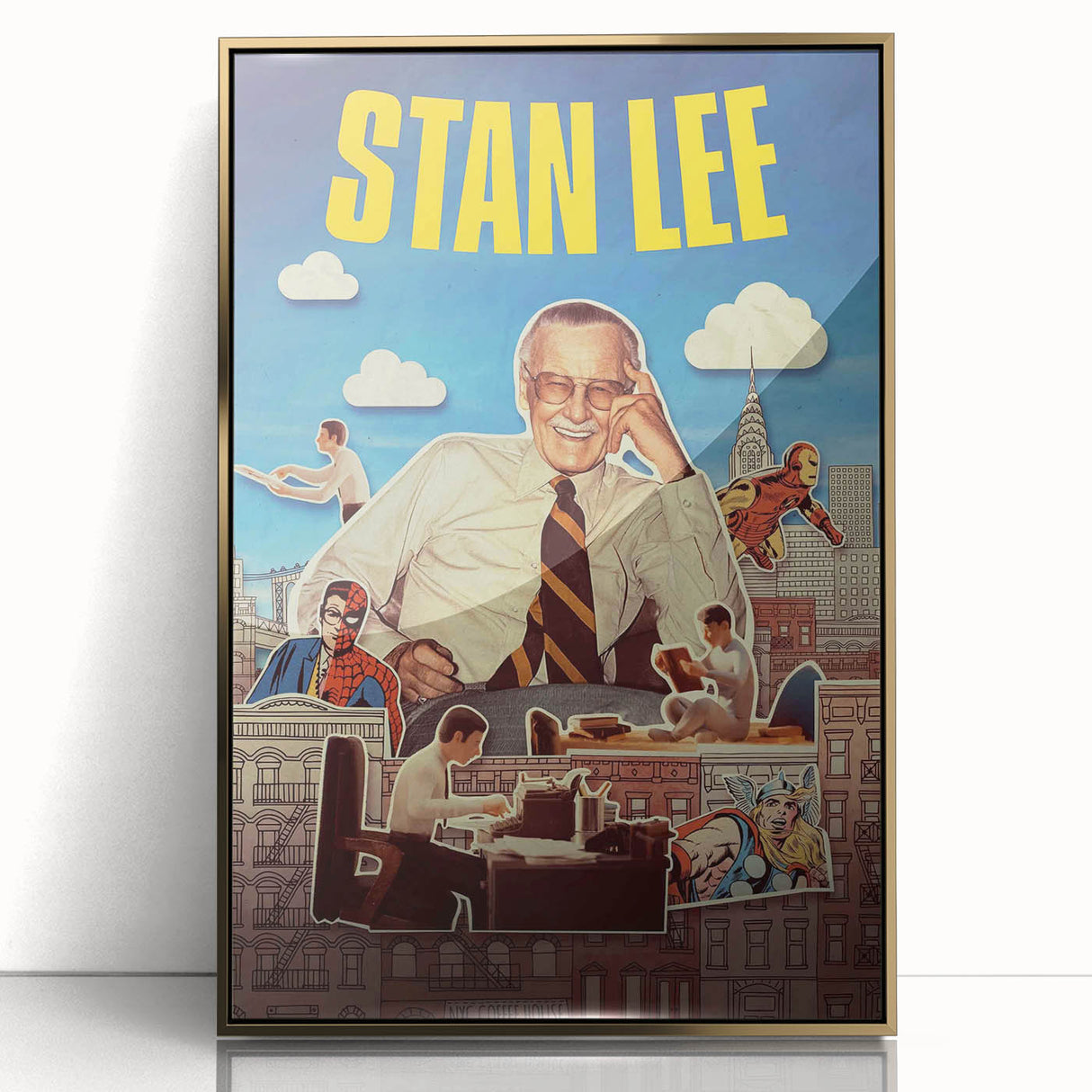 Stan Lee 2020s Vintage Movie Poster – Retro Comic Book Art Print