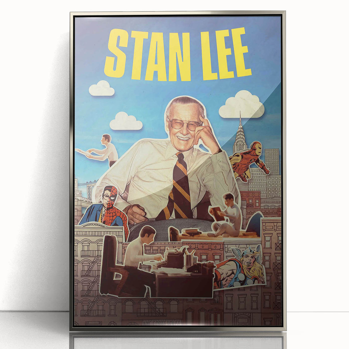 Stan Lee 2020s Vintage Movie Poster – Retro Comic Book Art Print