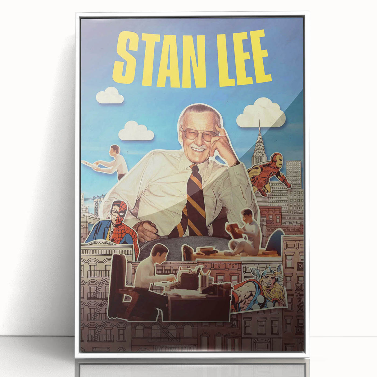 Stan Lee 2020s Vintage Movie Poster – Retro Comic Book Art Print