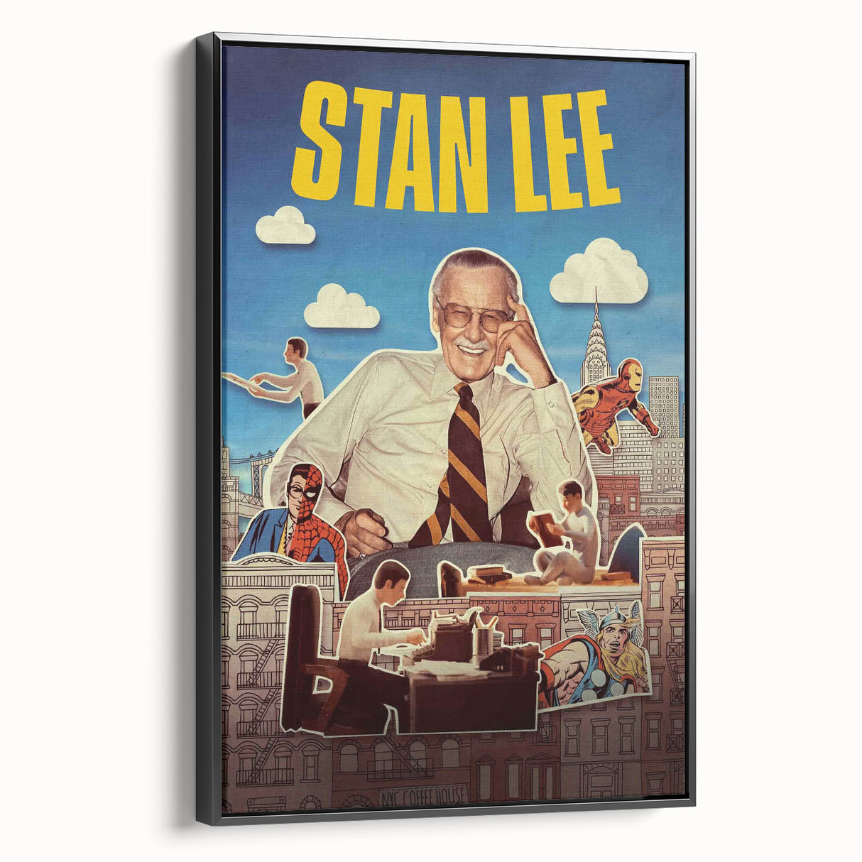 Stan Lee 2020s Vintage Movie Poster – Retro Comic Book Art Print