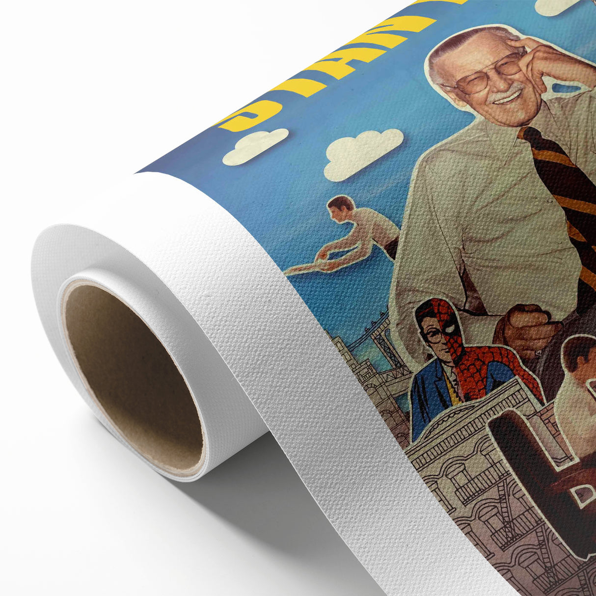 Stan Lee 2020s Vintage Movie Poster – Retro Comic Book Art Print