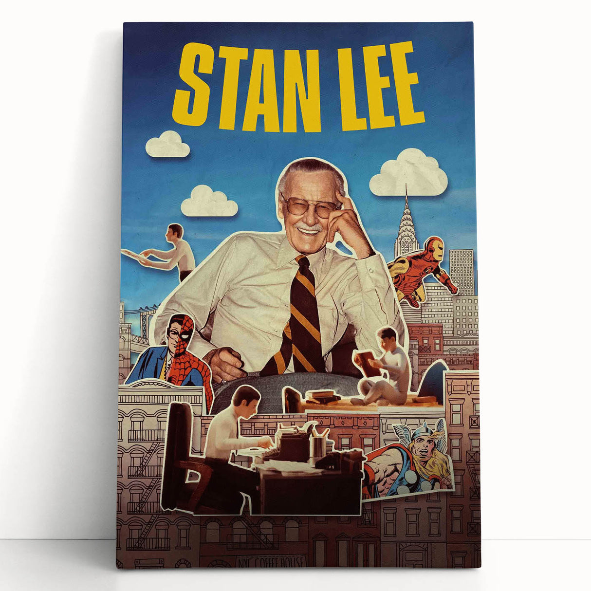 Stan Lee 2020s Vintage Movie Poster – Retro Comic Book Art Print