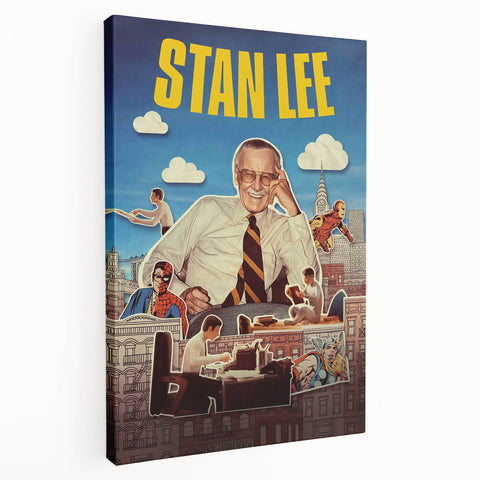Stan Lee 2020s Vintage Movie Poster – Retro Comic Book Art Print