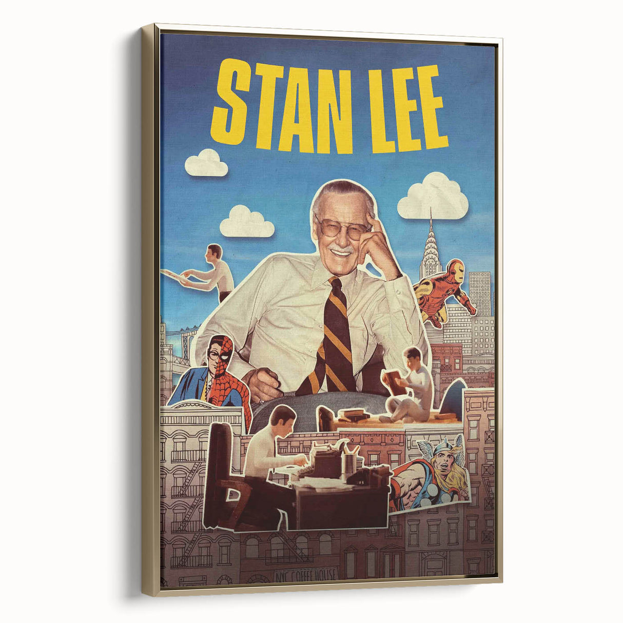 Stan Lee 2020s Vintage Movie Poster – Retro Comic Book Art Print