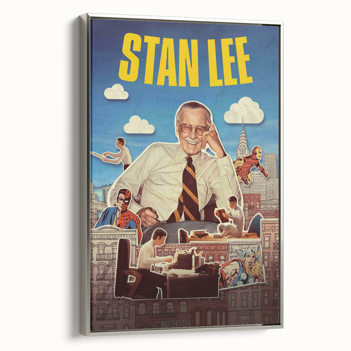 Stan Lee 2020s Vintage Movie Poster – Retro Comic Book Art Print