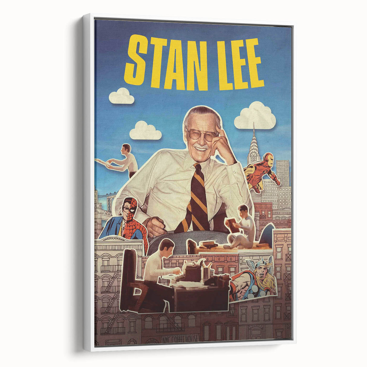 Stan Lee 2020s Vintage Movie Poster – Retro Comic Book Art Print