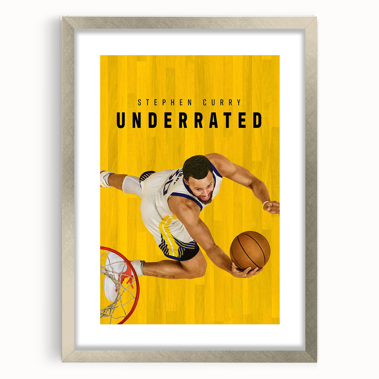 Stephen Curry Underrated Poster – 2020s Vintage Movie Print