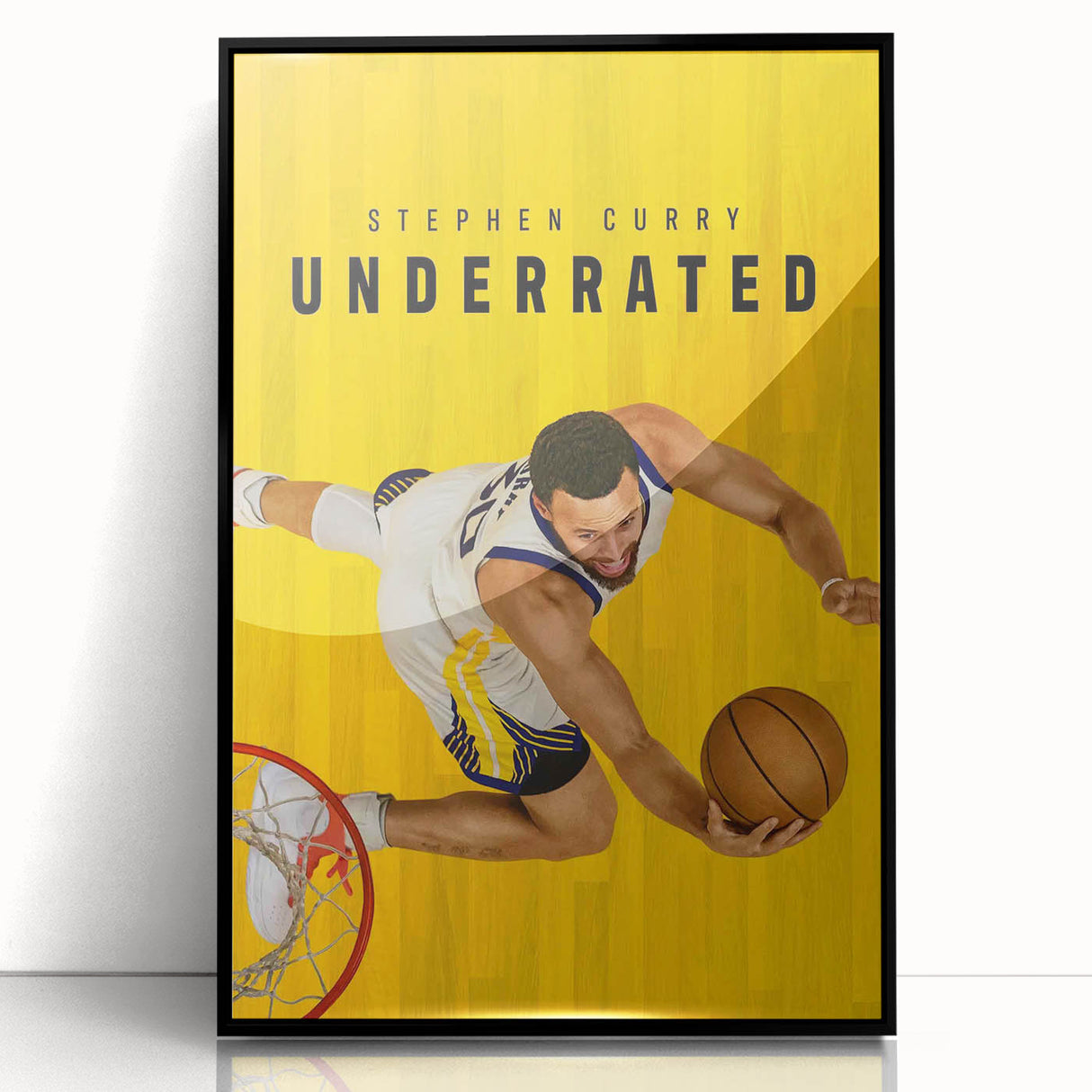 Stephen Curry Underrated Poster – 2020s Vintage Movie Print