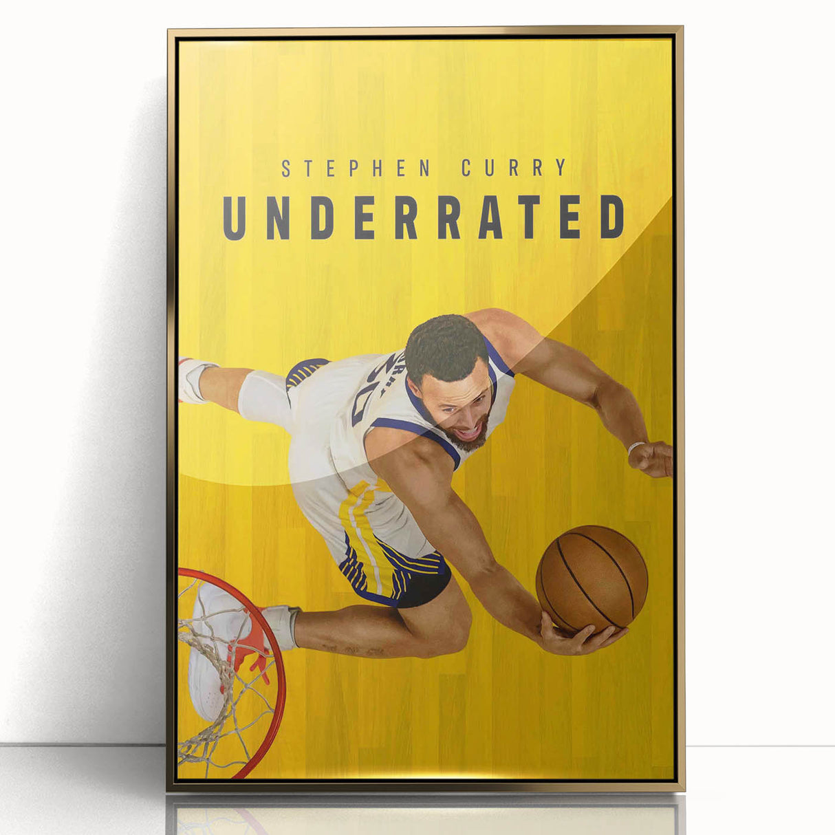 Stephen Curry Underrated Poster – 2020s Vintage Movie Print
