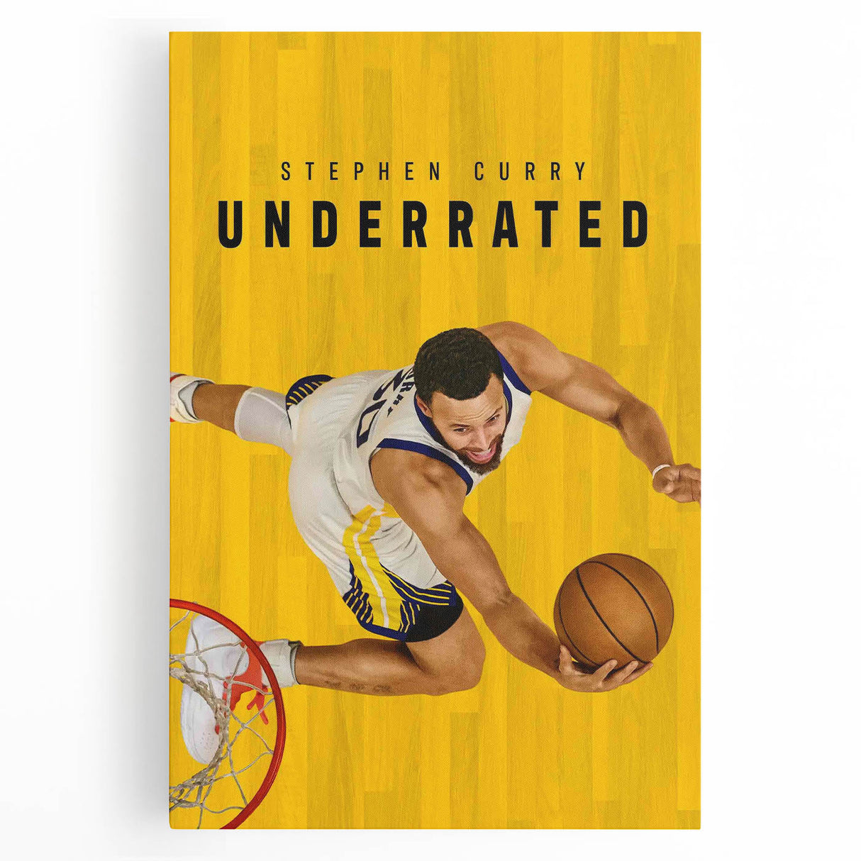 Stephen Curry Underrated Poster – 2020s Vintage Movie Print