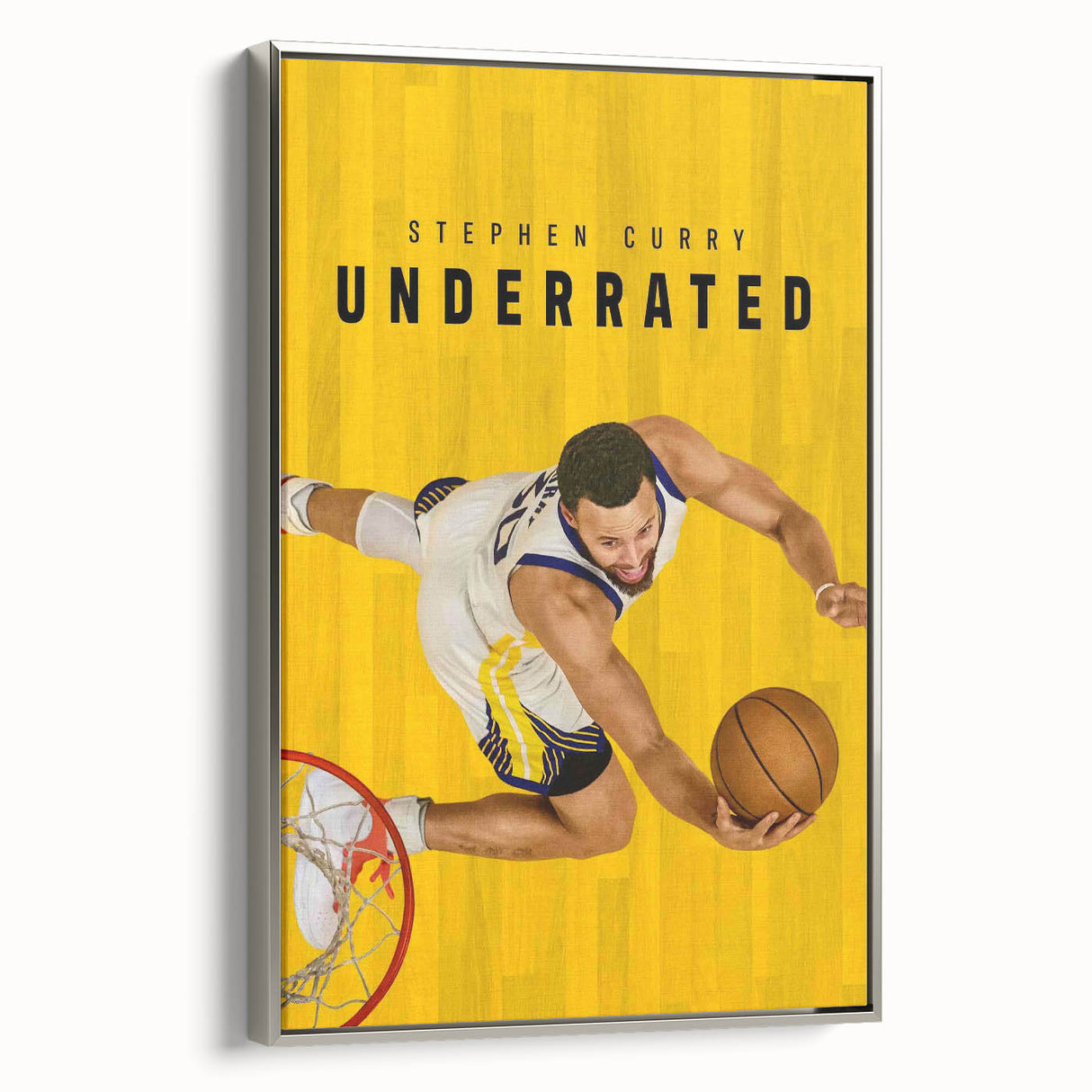 Stephen Curry Underrated Poster – 2020s Vintage Movie Print