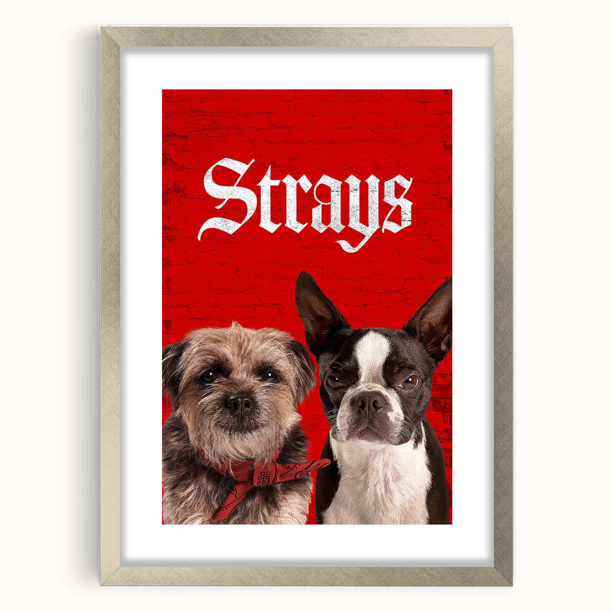 Strays 2020s Vintage Movie Poster – Retro Comedy Film Art Print